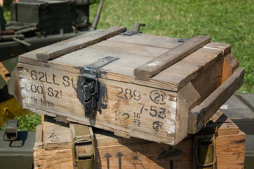Ammo box from Second World War