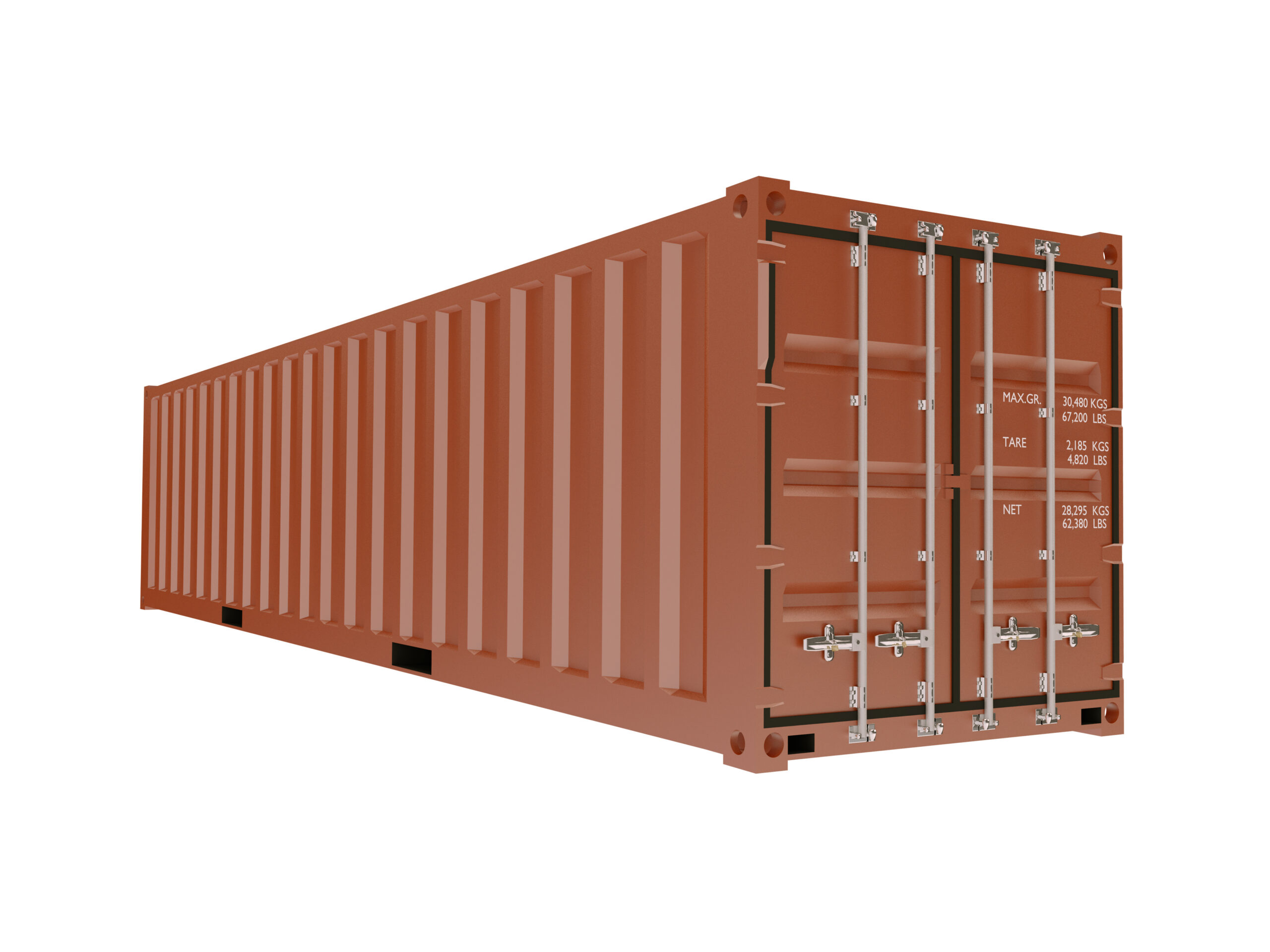 Container for transport of cargo and freight
