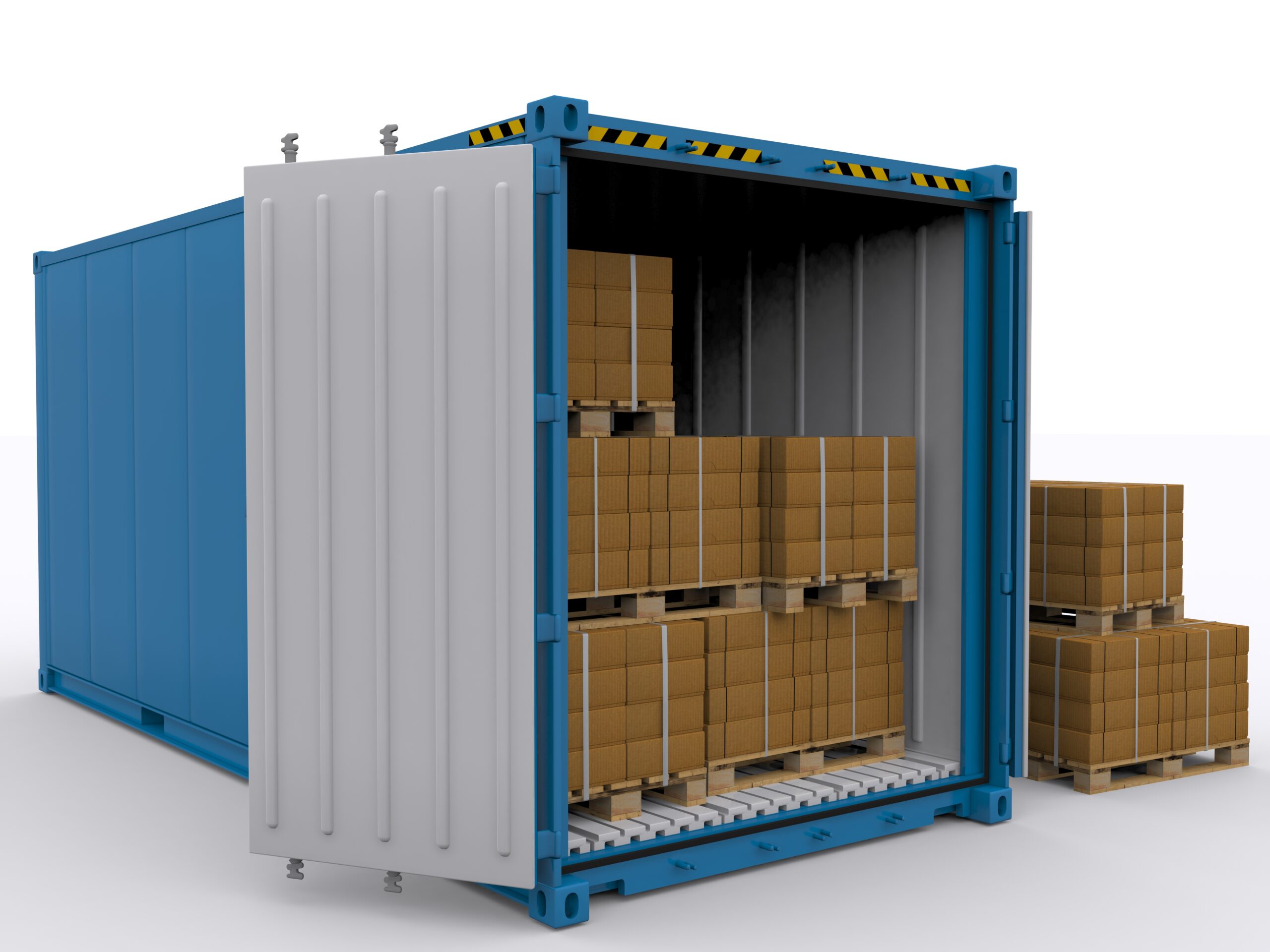 Shipping Container isolated