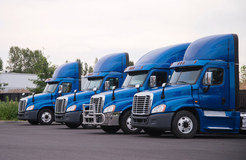 blue trucks